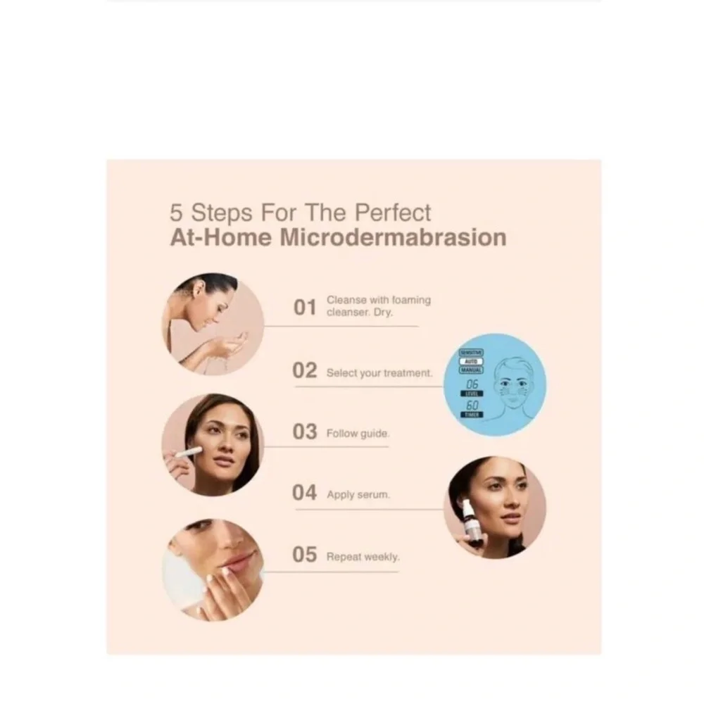 Advanced Skincare Tool with Display - White - Picture 5 of 6